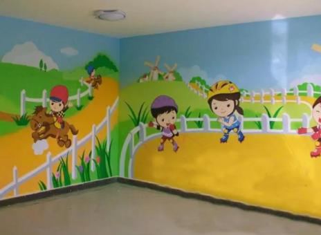 来宾幼儿园墙体彩绘制作流程及注意事项