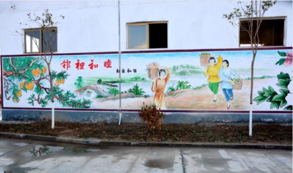 来宾乡镇文化墙 乡风文明焕发新活力