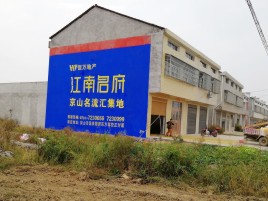 来宾农村墙体广告在不同形式上面展现的不同特色