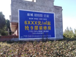 来宾墙体广告的好处