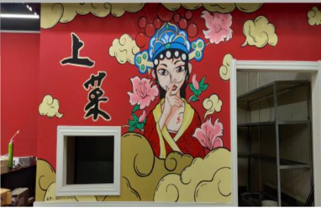 来宾墙体彩绘的发展和应用