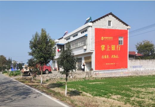 来宾墙体广告具有的独特优势