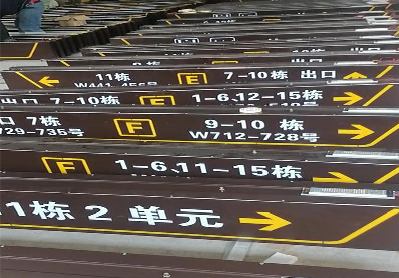 来宾广告标识中，常见的几种安装方式。