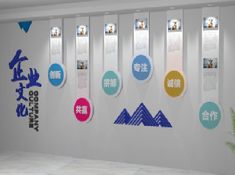 来宾企业文化墙需要传递什么办公文化？